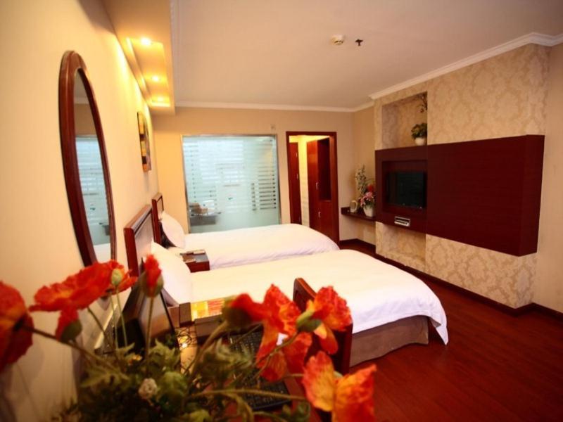 Greentree Inn Jiangsu Huaian Chuzhou Avenue Business Hotel Хуайань Экстерьер фото